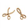 Pince-ciseaux bois-Lot de 2
