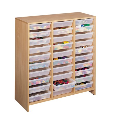 Meuble haut 30 bacs incolores
