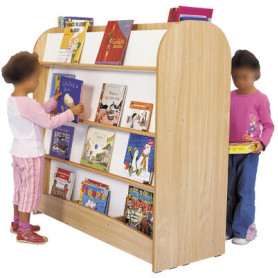 Maxi bibliothèque biface - Hêtre