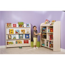 Maxi bibliothèque biface - bouleau