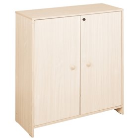 Grand meuble à portes - bouleau