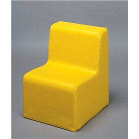 Chauffeuse toile jaune