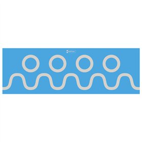 Premiers gestes graphiques muraux - Les vagues