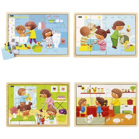 Puzzles bois - Tout propre !