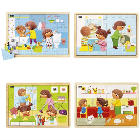 Puzzles bois - Tout propre !