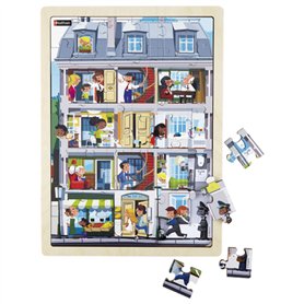 Puzzle juxtaposable - Immeuble