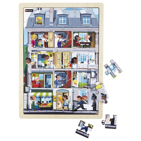 Puzzle juxtaposable - Immeuble