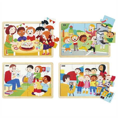 Puzzle-Bons moments à l'école