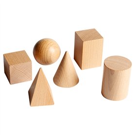 Les solides bois - Lot de 12