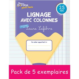 5EX Cahiers Bordas pour tous - lignage avec colonnes 2