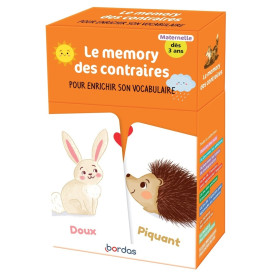 Le memory des contraires - Pour enrichir son vocabulaire