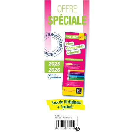 PACK PCG 2025-2026 10 +1 gratuit