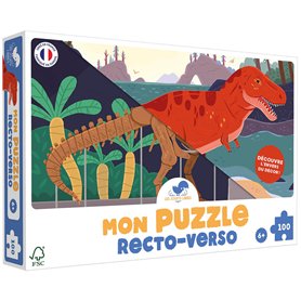 Mon puzzle recto-verso T-Rex