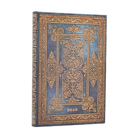 12 Mois 2026 Luxe Bleu Mini Horizontal