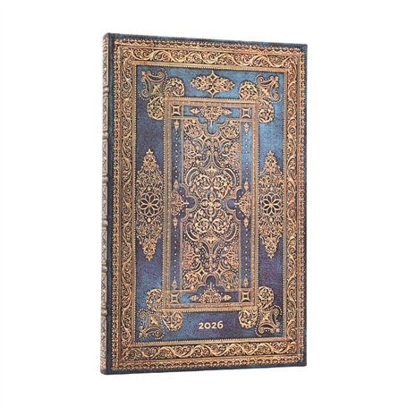 12 Mois 2026 Luxe Bleu Maxi Vertical