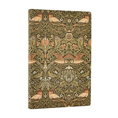 12 Mois Flexi 2026 Morris Oiseaux Mini Horizontal