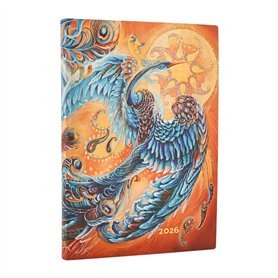 12 Mois Flexi 2026 Oiseau Céleste Midi Horizontal