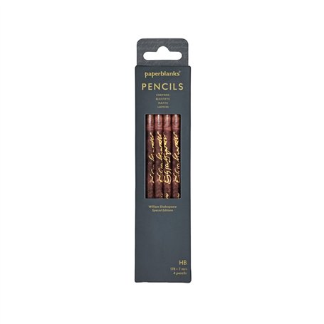 Crayons William Shakespeare Lot de 4