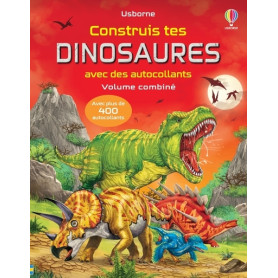 Construis tes dinosaures avec des autocollants - Volume combiné