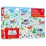Les labyrinthes de Noël - Coffret livre et puzzle