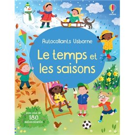 Le temps et les saisons - Premiers autocollants - Dès 3 ans