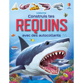 Construis tes requins avec des autocollants - Dès 5 ans