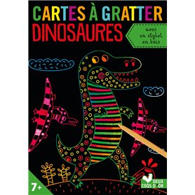 Cartes à gratter - dinosaures
