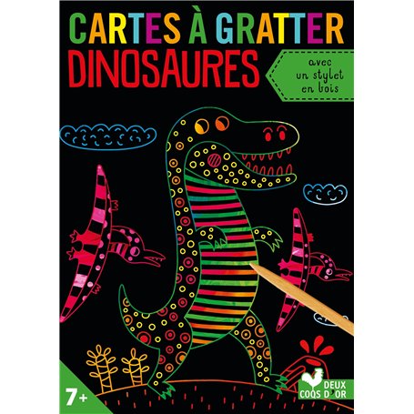 Cartes à gratter - dinosaures