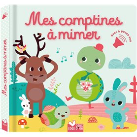 Mes comptines à mimer - livre avec puces sonores