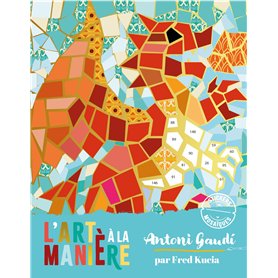 L'art à la manière de Gaudi - mosaïques animaux - pochette avec accessoires