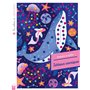Les ateliers de Marion Blanc - Sequins à coller - Tableaux cosmiques  - pochette avec accessoires