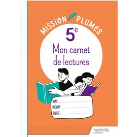 Mon Carnet de lectures 5e - Cahier élève - Ed. 2024