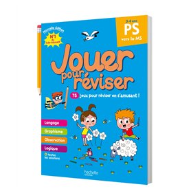 Jouer pour réviser - De la Petite à la Moyenne Section 3-4 ans - Cahier de vacances 2025
