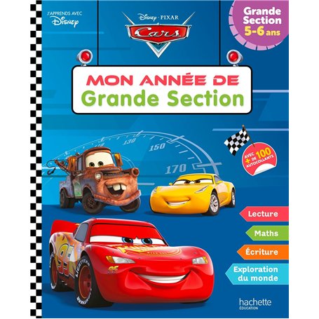 Disney - Cars - Mon année de Grande Section (5-6 ans)