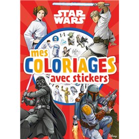 STAR WARS - Mes Coloriages avec Stickers