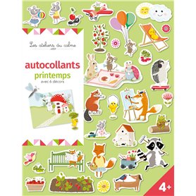 Autocollants Printemps - Avec 6 decors