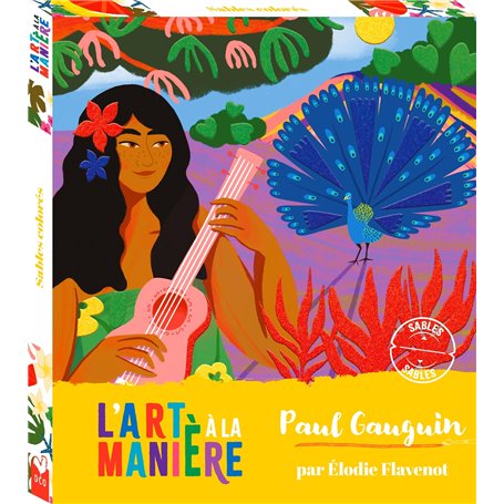 L'art à la manière Paul Gauguin - sables - boîte avec accessoires