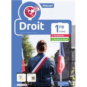 Objectif Bac Droit 1re STMG (manuel) - éd. 2024