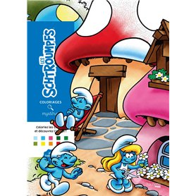 Coloriages mystères - Schtroumpfs
