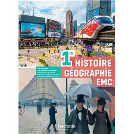 Histoire-Géographie EMC/1ère - Livre élève - Ed. 2025