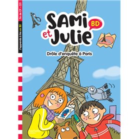 Sami et Julie BD Fin de CP-CE1 - Drôle d'enquête à Paris