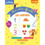 Toute ma maternelle Mon cahier effaçable d'écriture : Les chiffres 3-6 ans