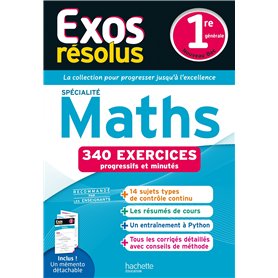 Exos résolus spécialité Maths 1re