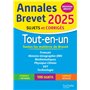 Annales BREVET 2025 - Tout-en-un 3e (Toutes les matières) - sujets et corrigés