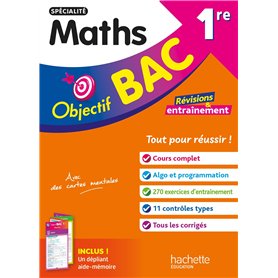 Objectif BAC 1re spécialité Maths BAC 2026