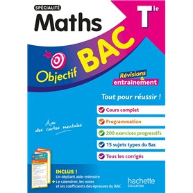 Objectif BAC Tle spécialité Maths BAC 2026
