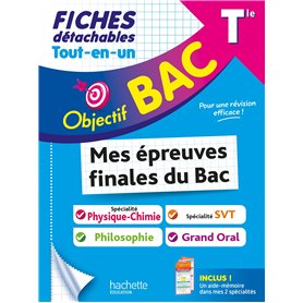 Objectif BAC Fiches Tout-en-un Tle  Spé Physique-Chimie + spé SVT + Philo + Grand oral
