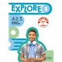 Explore 3 - Version Livre de l'élève + Cahier d'activités (A2.1)