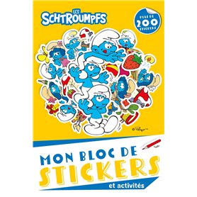 Les Schtroumpfs - Bloc de stickers et activités
