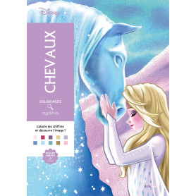 Coloriages mystères Disney - Chevaux